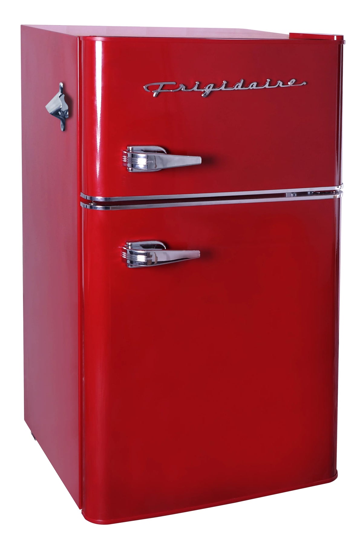 Red 3.1 Cu ft Two Door Compact Refrigerator with Freezer B95289