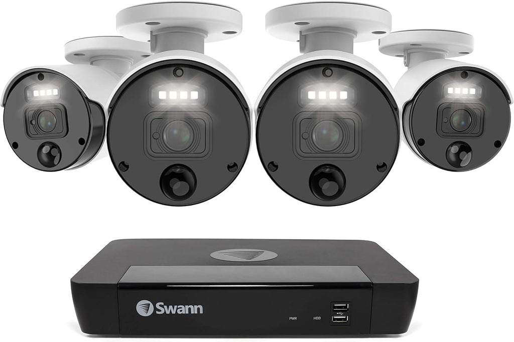 8 Camera 8 Channel POE NVR 4K Wired Security Camera System F9295