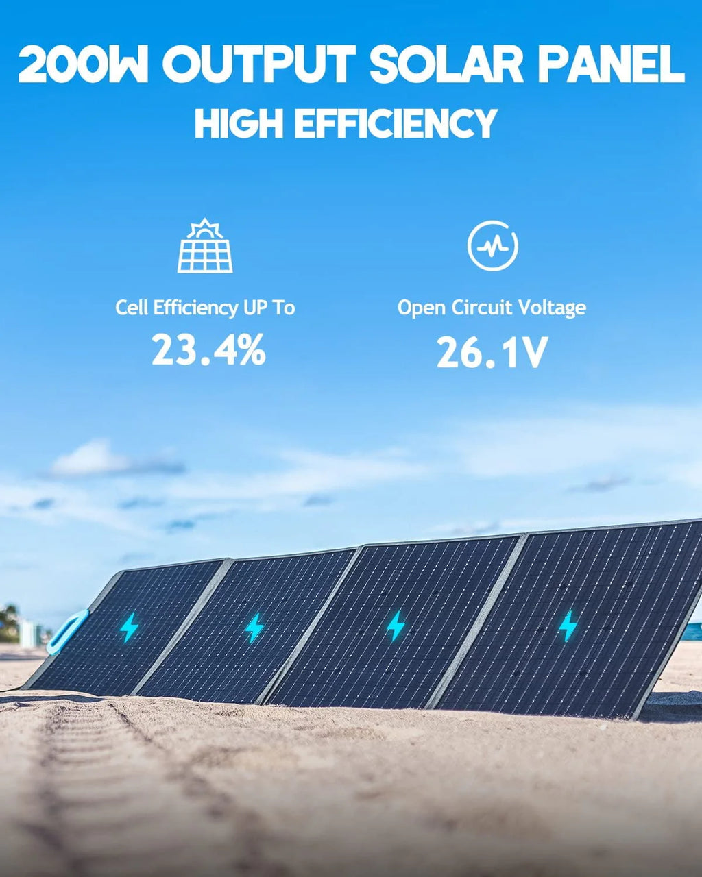 3072Wh Expansion Battery Power Station with 3 200W Solar Panels L37993