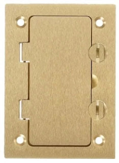 Brass Rectangular Floor Box Cover N704595
