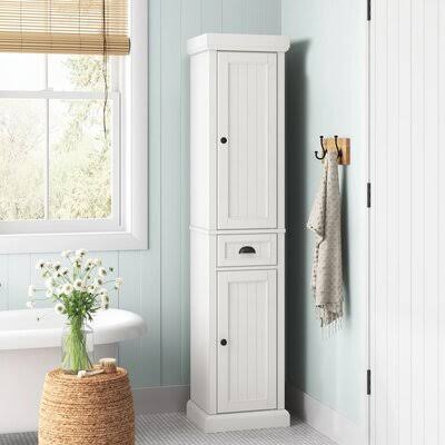 White Linen Cabinet C46965