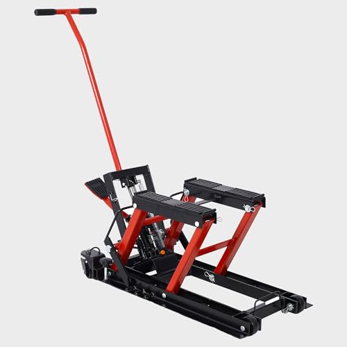 1500LBS Hydraulic Motorcycle Lift Jack with 4 Wheels E6965