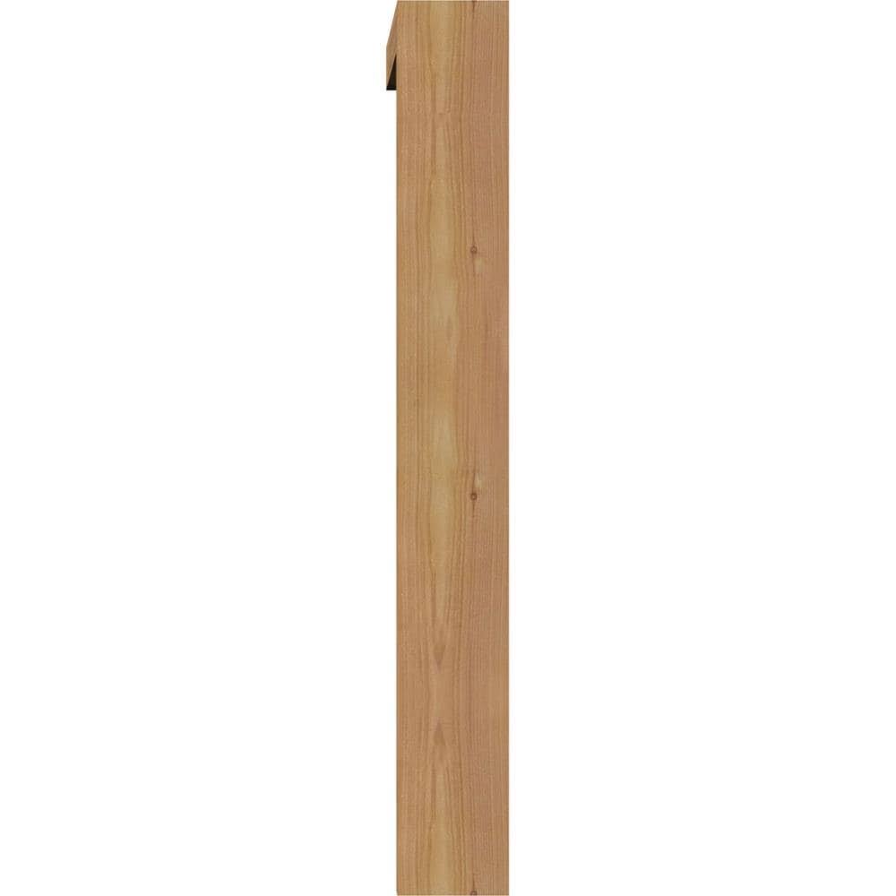 3 1/2x22W x 16x22D x 28x22H Smooth Bracket with Offset Brace, Western Red Cedar Y940