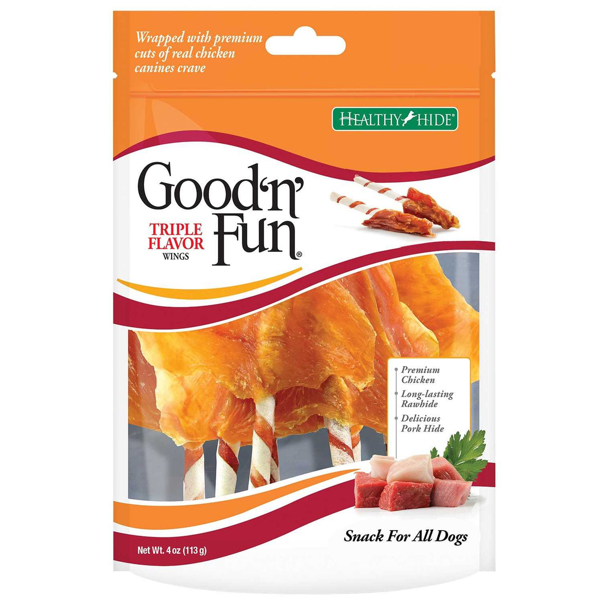 Triple Flavor Wings Dog Treats G584747