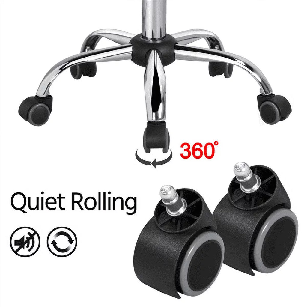 White Foam Task Chair with Swivel & Adjustable Height X5715