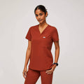Orange Small Scrub Top Z111792