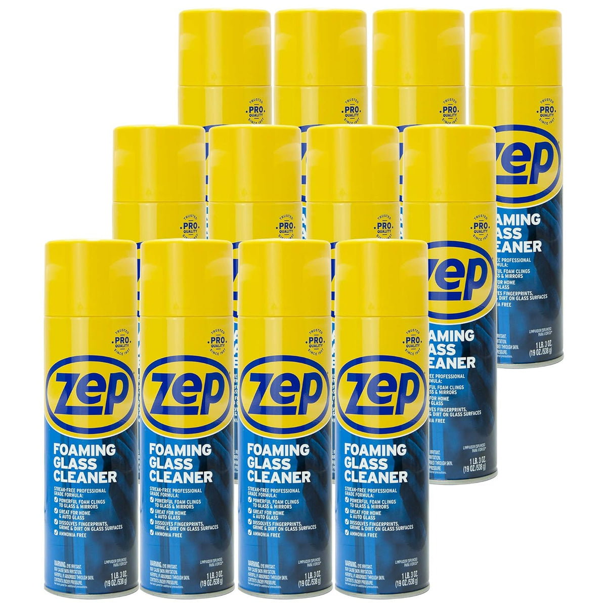 Foaming Glass Cleaner, Pack of 2 O144323