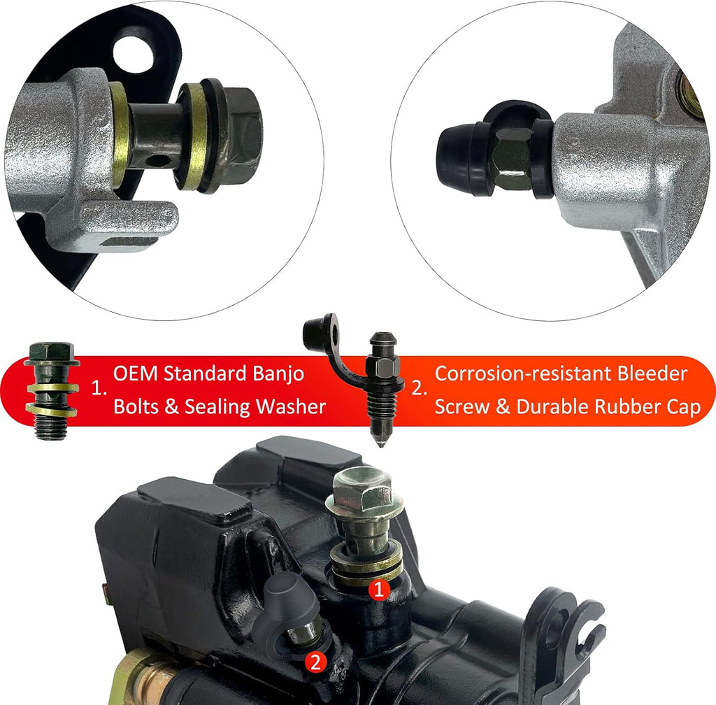 Brake Calipers for Honda TRX400 EX Sportrax 2005-2008 TRX400 X 2009-2014 V282134