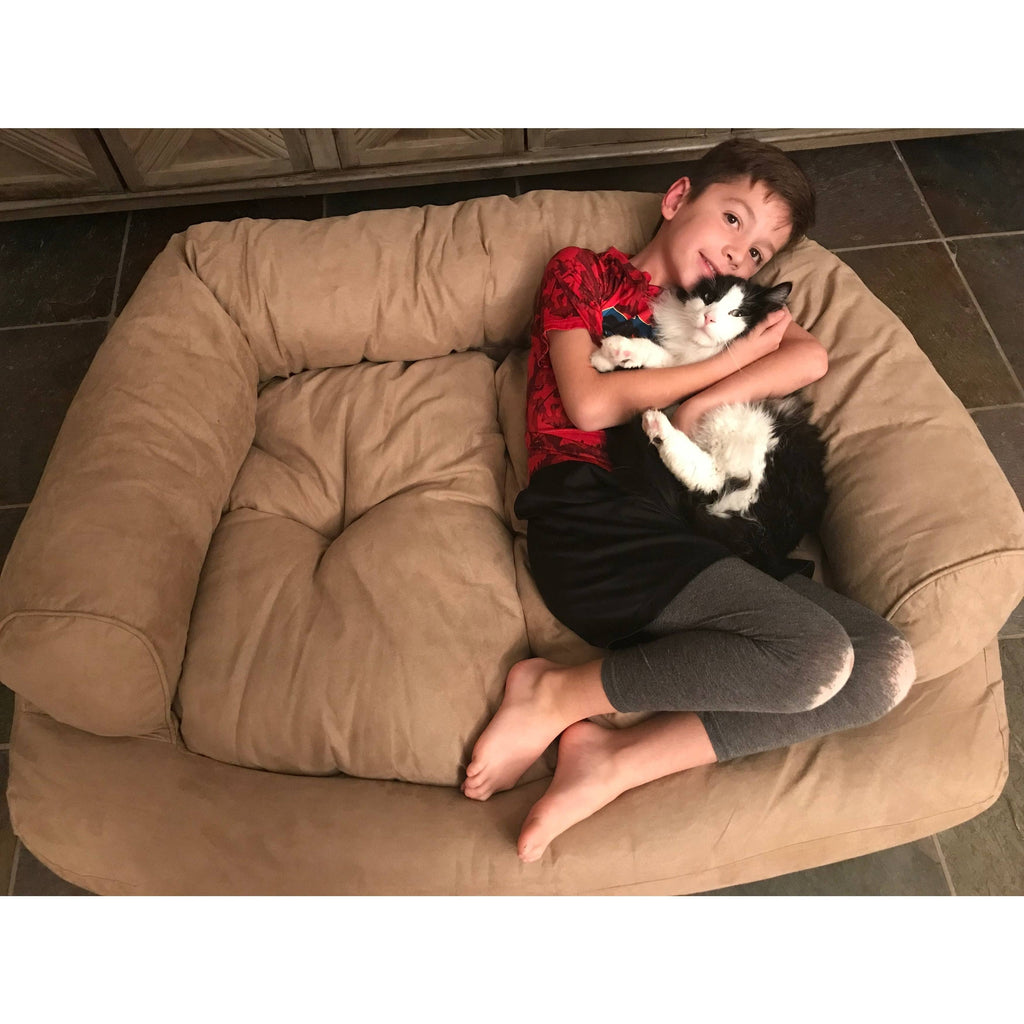 Camel Overstuffed Pet Sofa X-Large W1441