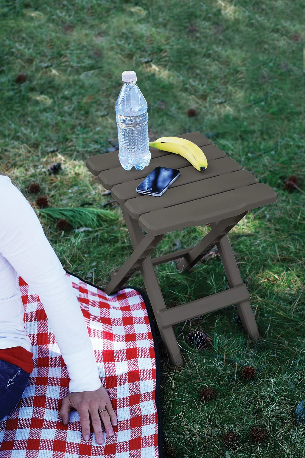 Charcoal ABS Plastic Adirondack Table D470