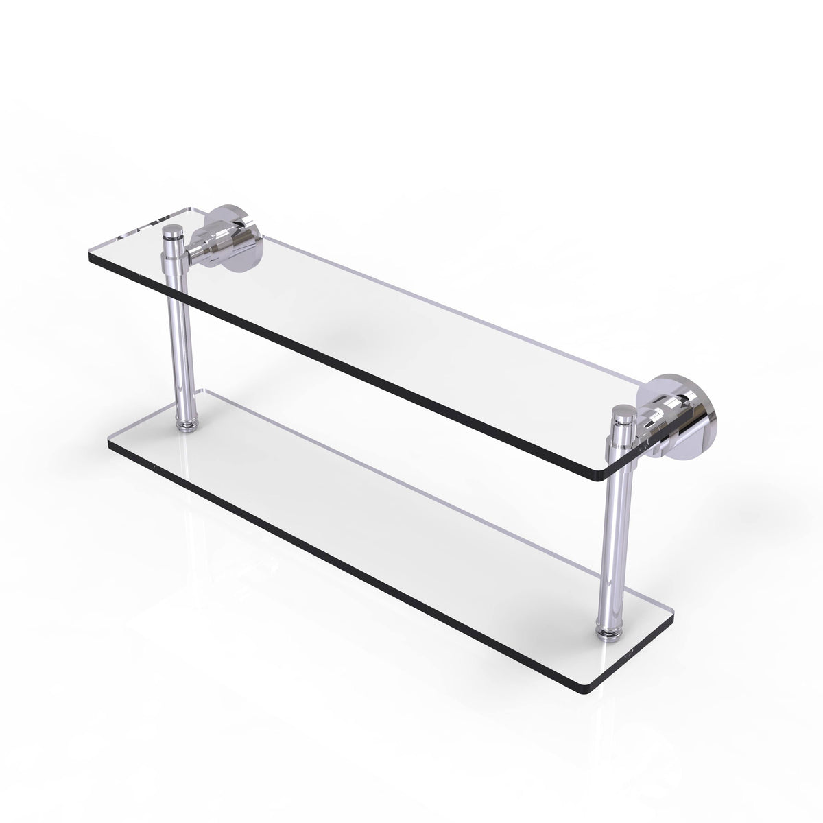 22x22 Two Tiered Glass Shelf Oil Rubbed Bronze G323166