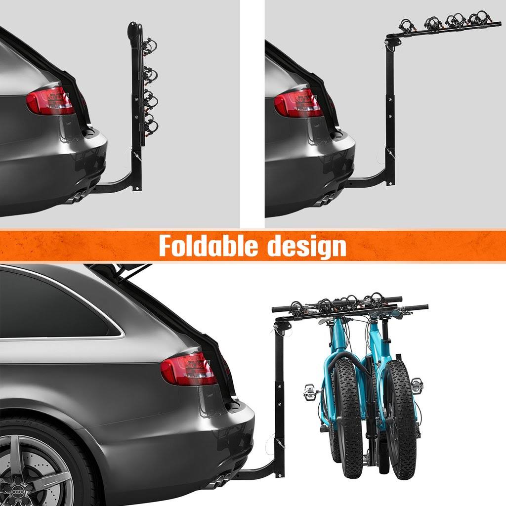 4 Bike Rack Bicycle Carrier with 2x22 Hitch Receiver Z284
