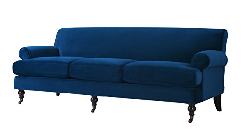 Light Beige Linen Three-Cushion Sofa W8457