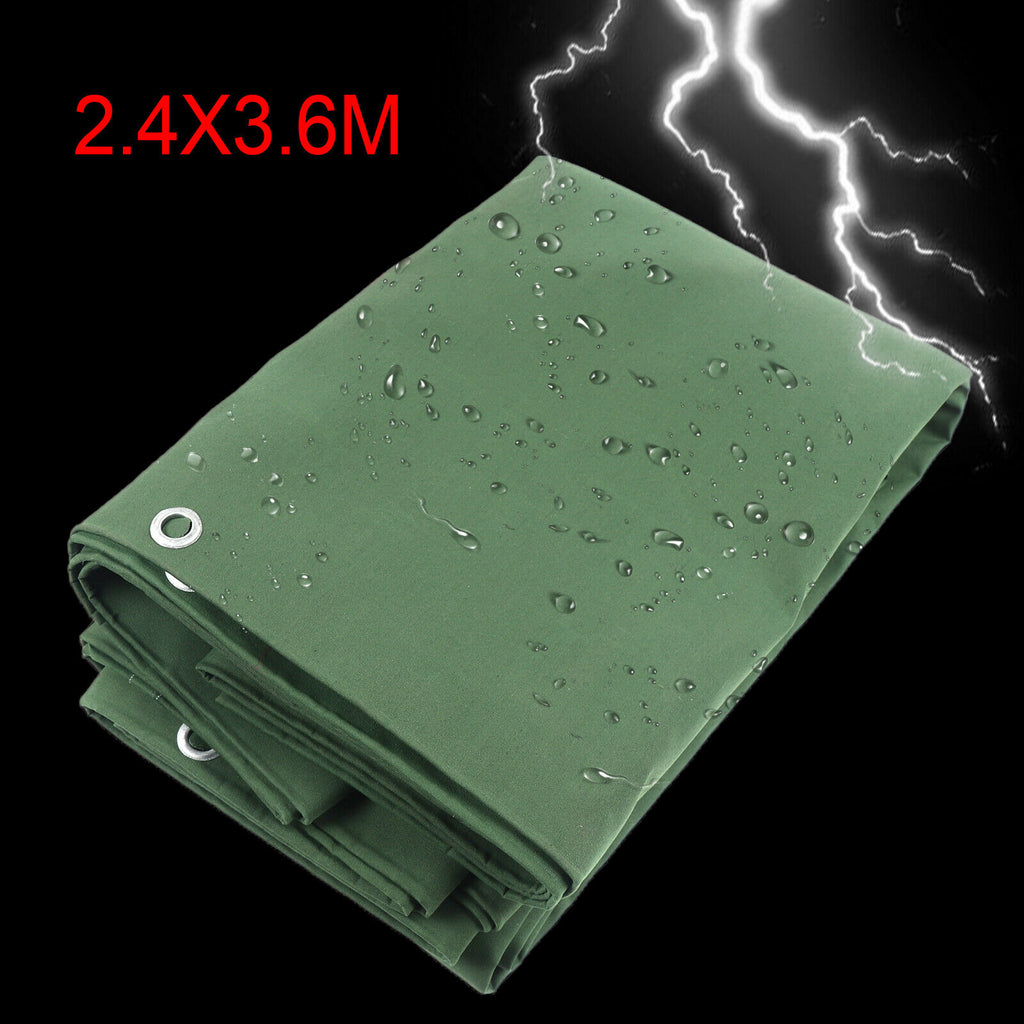 Green Waterproof Canvas Tarp L1288