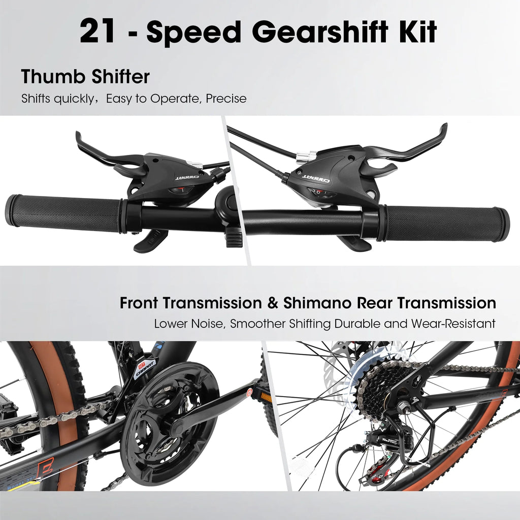 24 inch Mountain Bike Bicycle with Disc Brake O350406