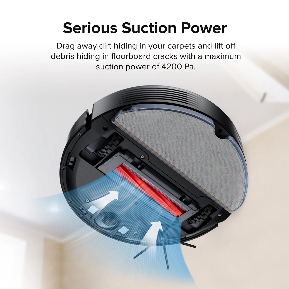 Robot Vacuum and Mop with 4200 Pa Suction O4076
