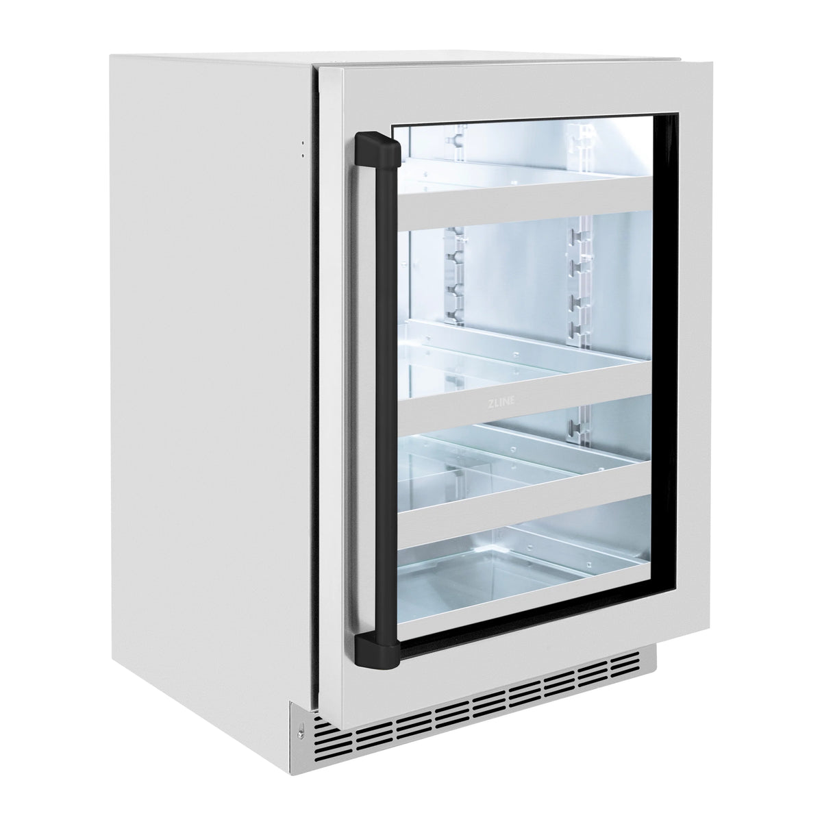 24 Can Beverage Fridge with Stainless Steel Glass Door X9963