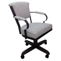 Black Swivel Metal Caster Chair M317505