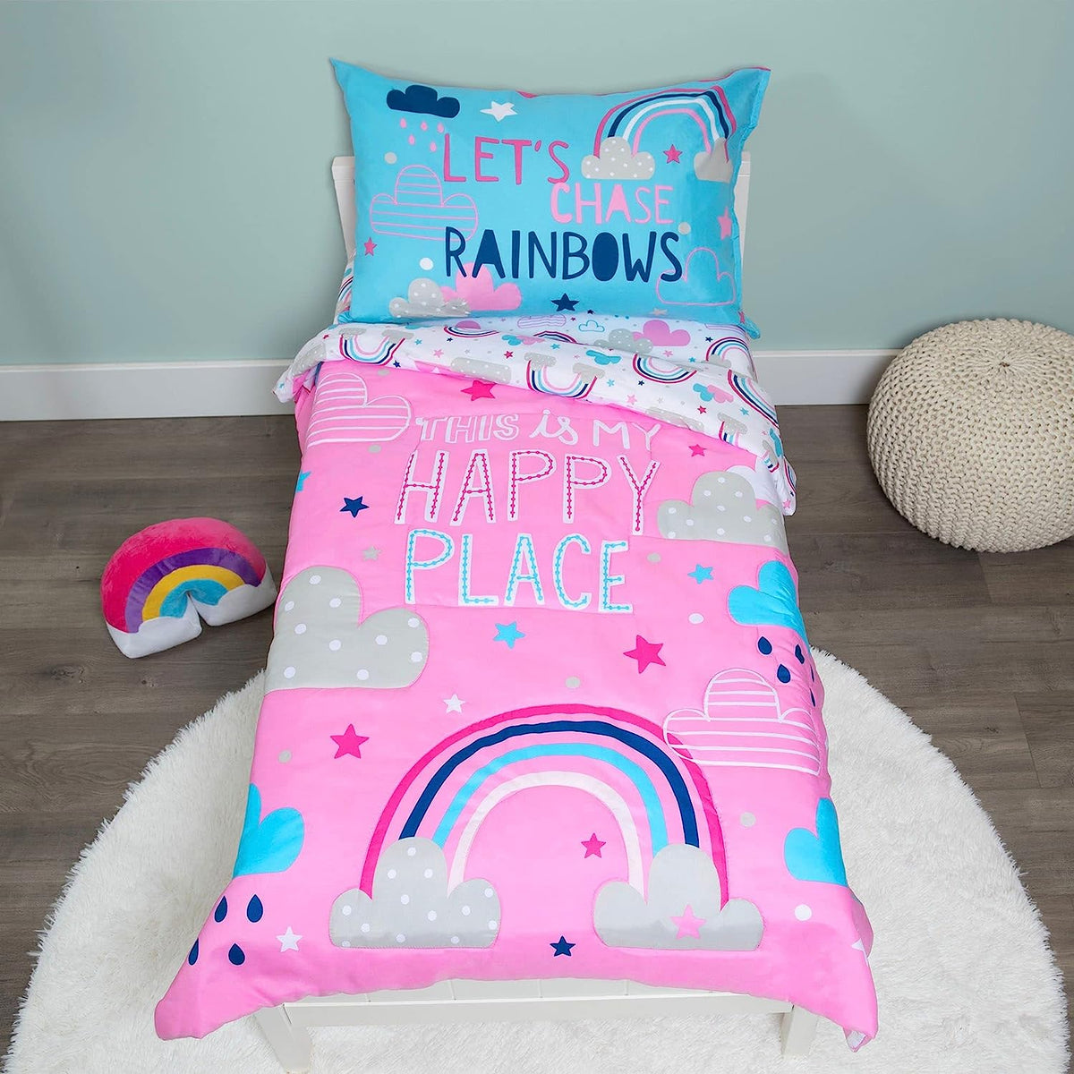 4 pc Toddler Bed Set U23445