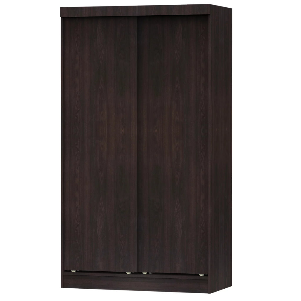 Modern Wood Double Sliding Door Wardrobe S367325