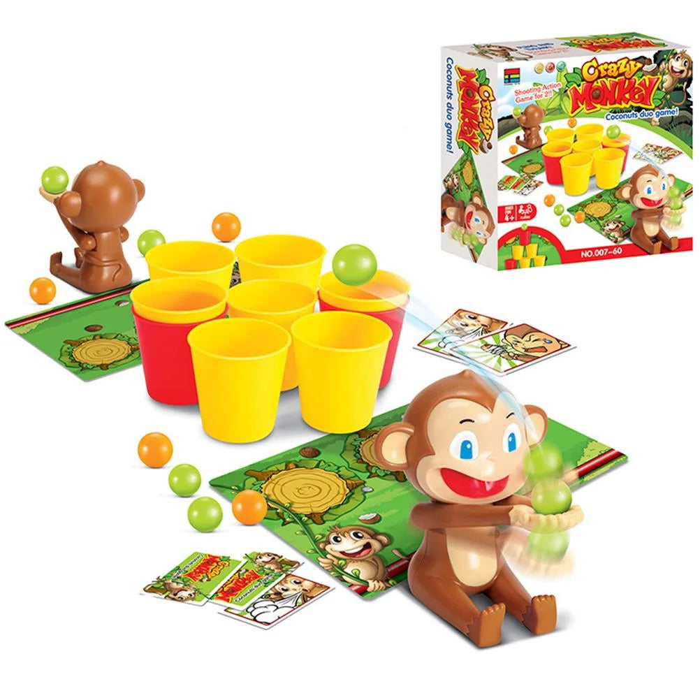 Funny Monkey Shooting Basket Toy Party Board Game L246