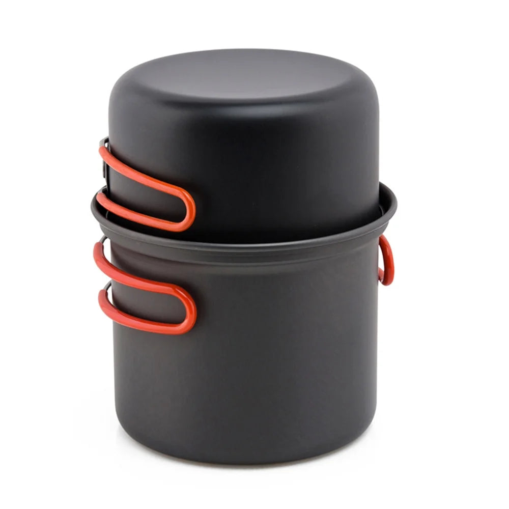 Camping Cookware Set with Cooking Pots T4257