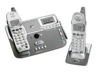 Cordless phone with answering system, caller ID, 2.4 GHz, gray, silver E71145