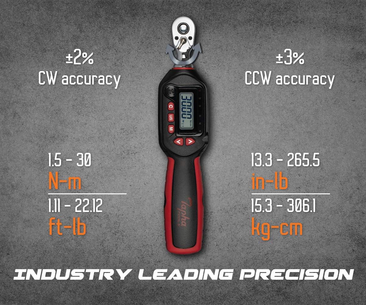 3/8 inch Digital Torque Wrench 1.11-22.12 ft-lbs I512