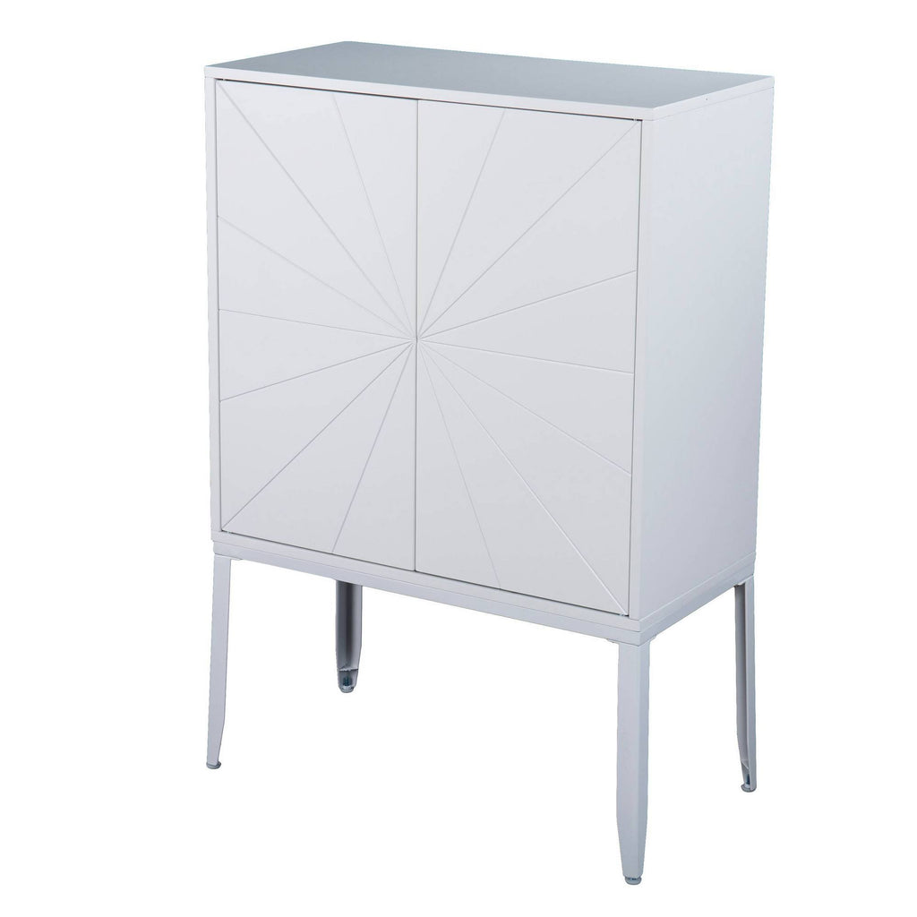 Double Door Storage Cabinet White C102327