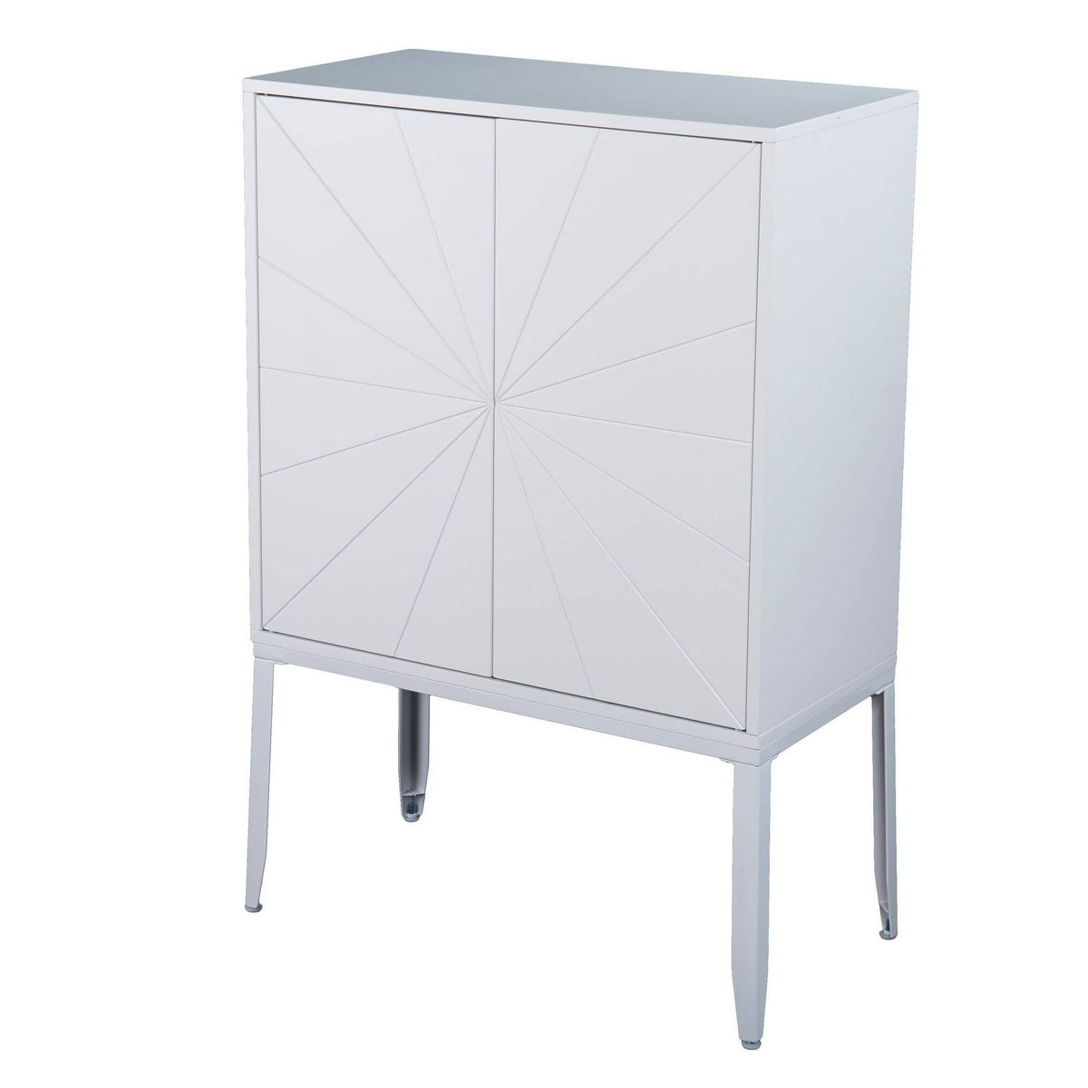 Double Door Storage Cabinet White C102327