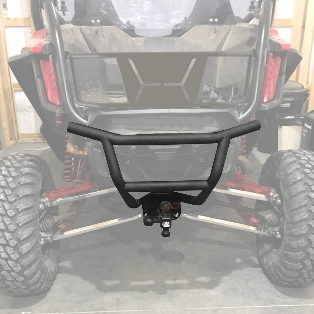 Heavy Duty Rear Bumper with Black Powder Coating for Honda Talon 1000R/ 1000X/ 1000X-4 UTV 2019 2020 2021 E2474