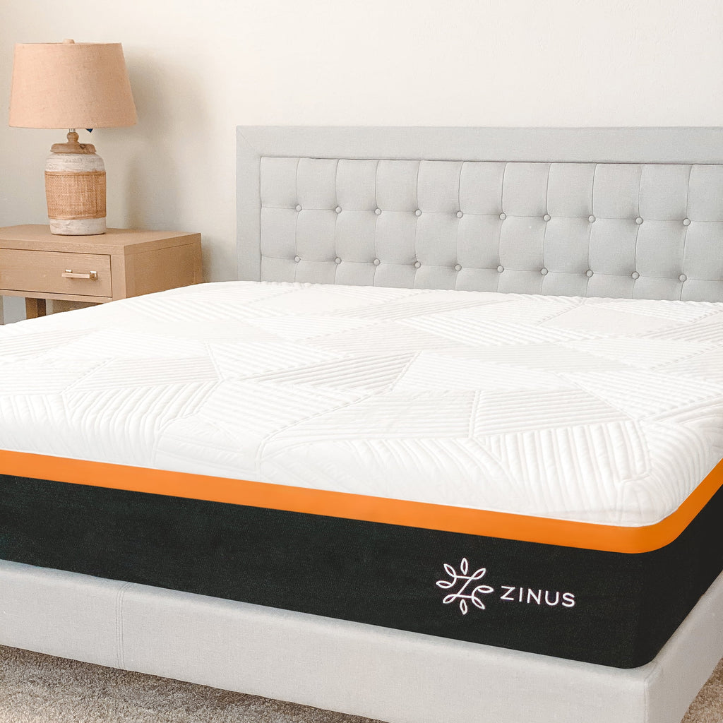Queen Copper Memory Foam Pocket Spring Hybrid Mattress T2436
