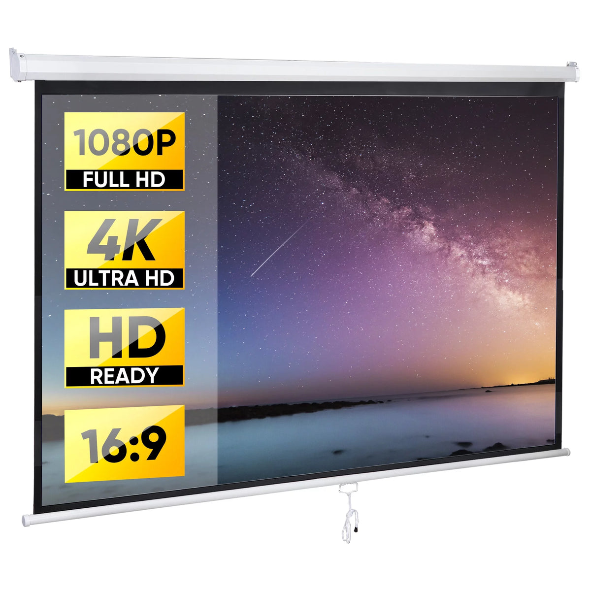 80" Diagonal 16:9 Projector Screen J797