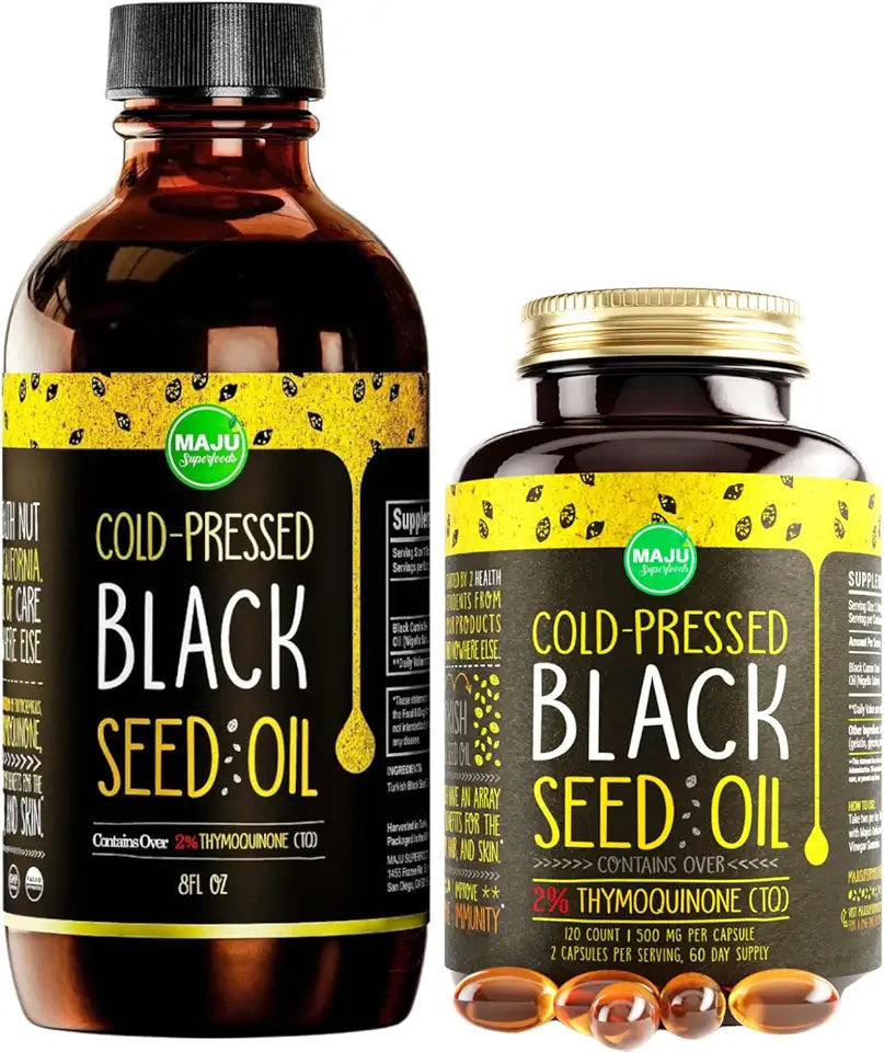 Black Seed Oil Capsules and Liquid Y668