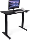 Electric Standing Desk 48" x 24" Height Adjustable Sit to Stand Desk Black I25763