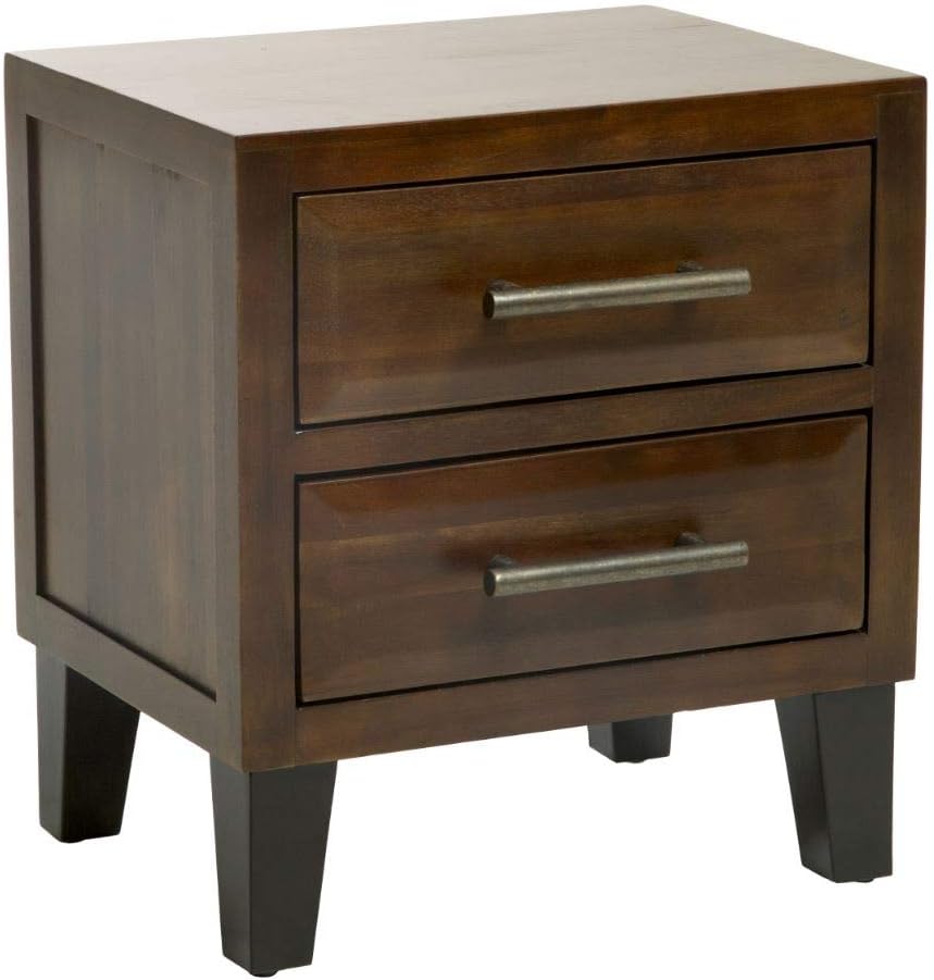 Natural Stain Acacia Wood One Drawer End Table W940