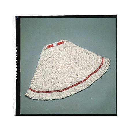 Cotton/Synthetic Wet Mop, White, Medium, 6/Carton Z276