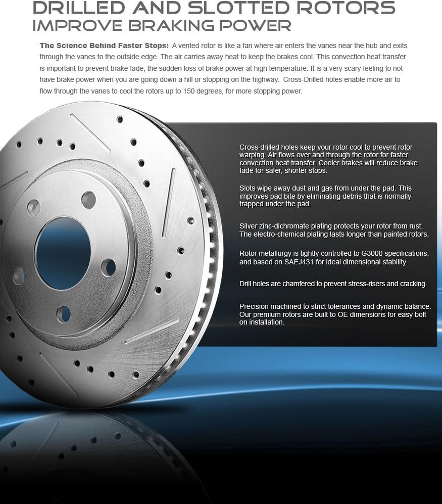 Drilled/Slotted Rotors V9428