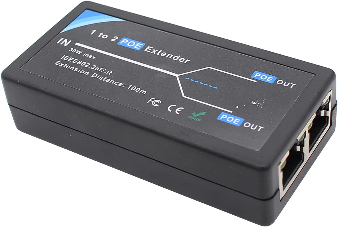2 Port PoE Extender 100m 10,100Mbps J4476