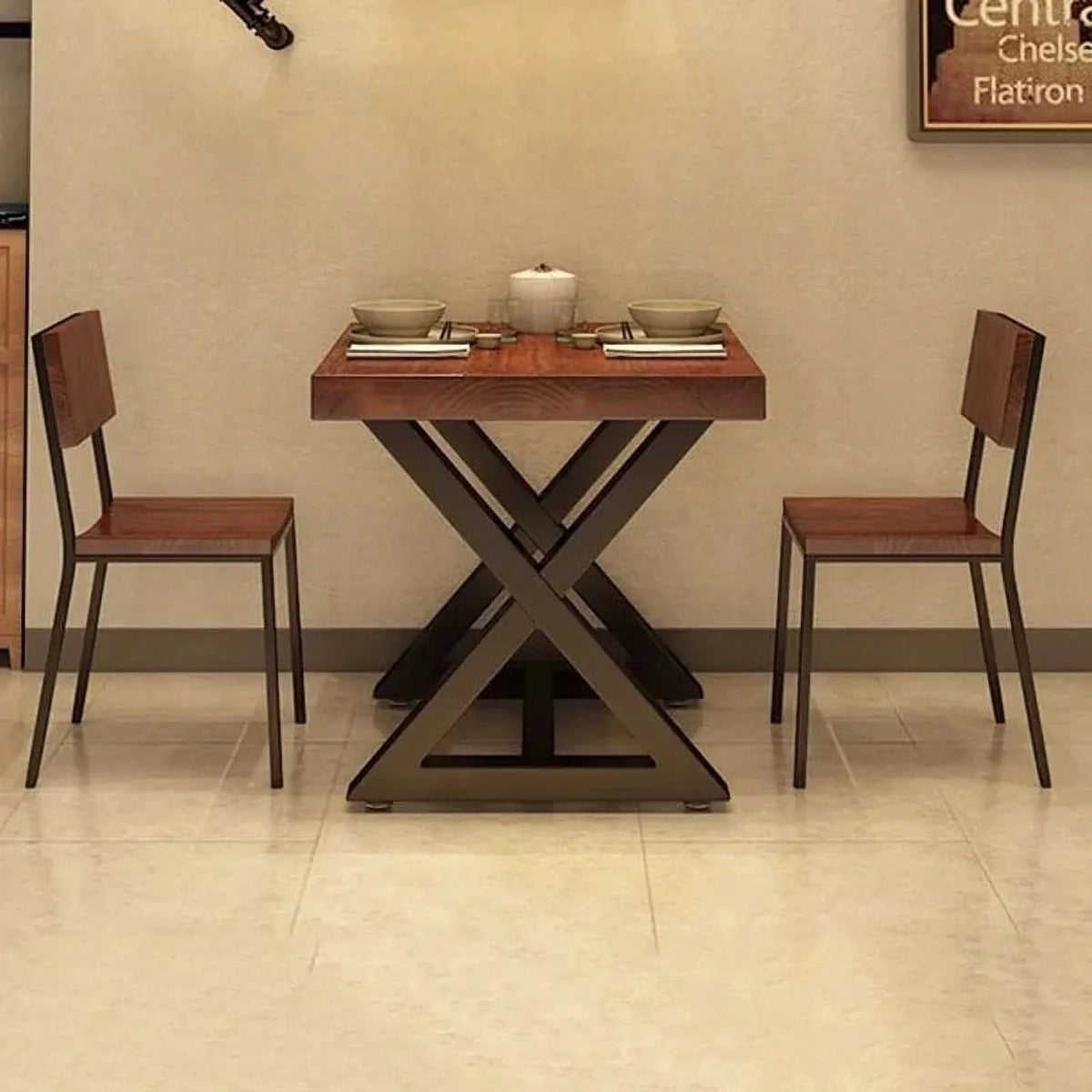 Minimalist Rectangle Waterproof Dining Table N451800