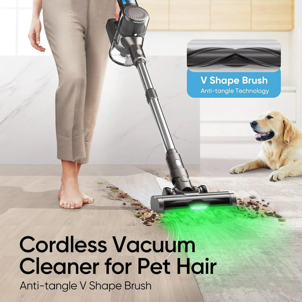 Cordless Stick Vacuum Cleaner with LED Display W353