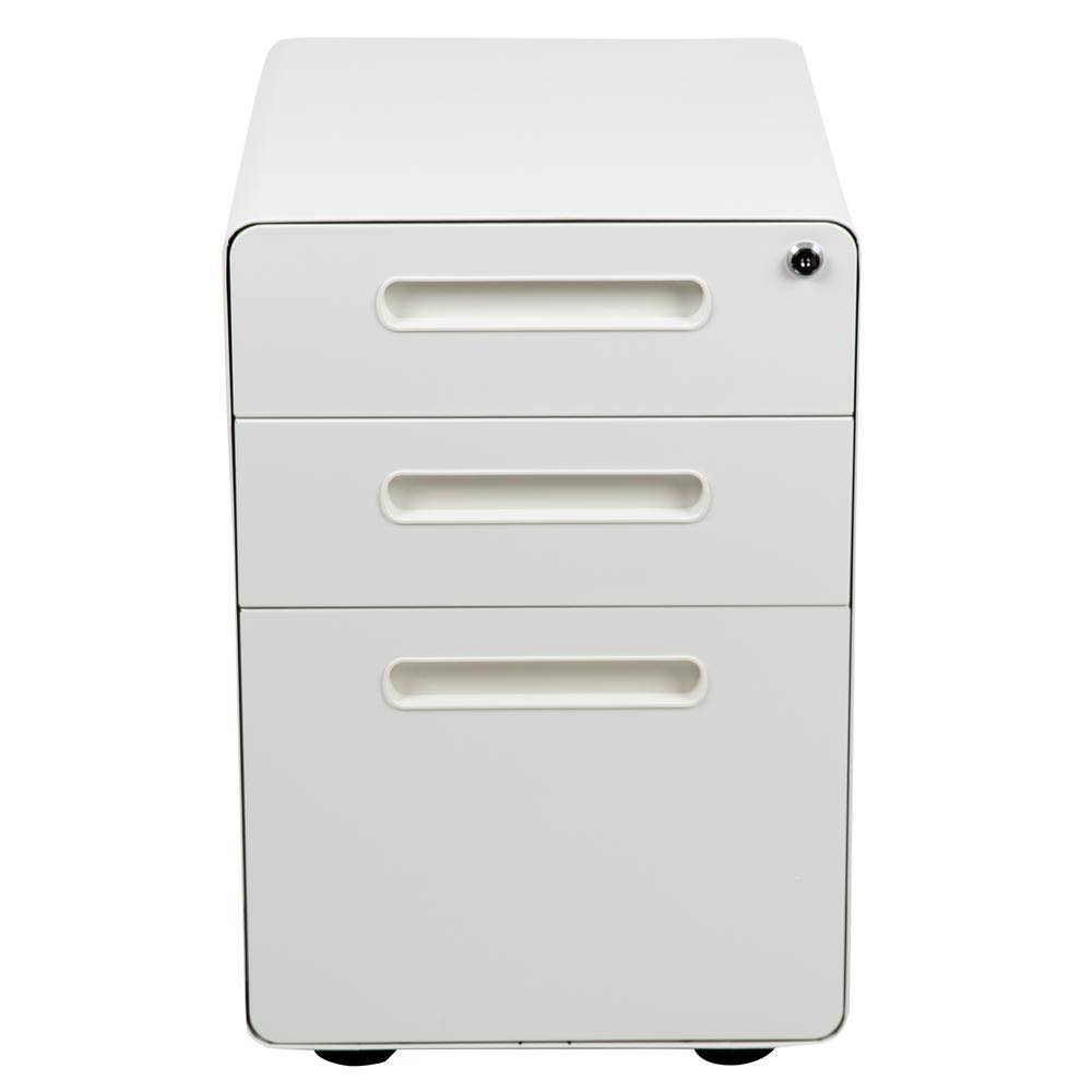 White Filing Cabinet L583