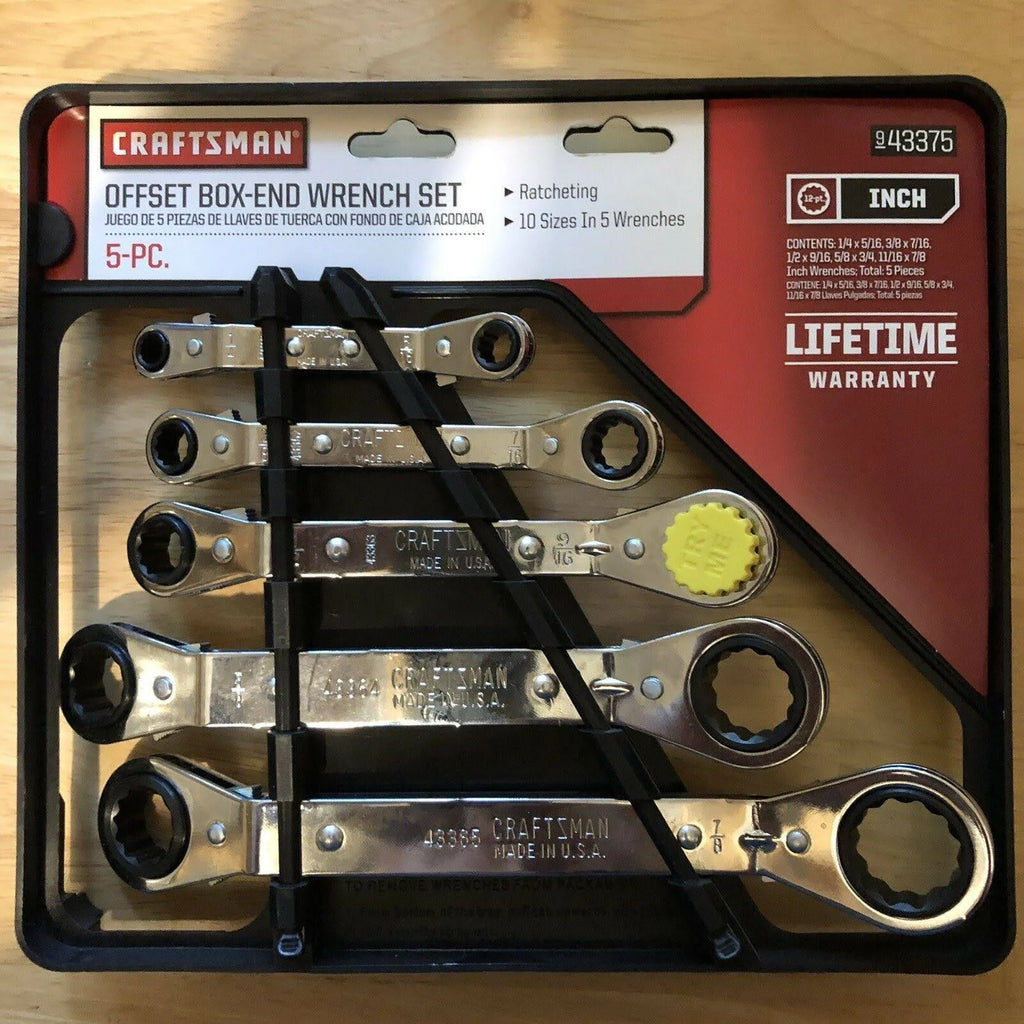 5 pc. Offset Ratchet Wrench Set L560577