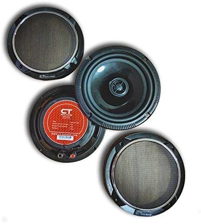 6.5” 240 Watt 2-Way Weatherproof Coaxial Car Speakers, Pair E654