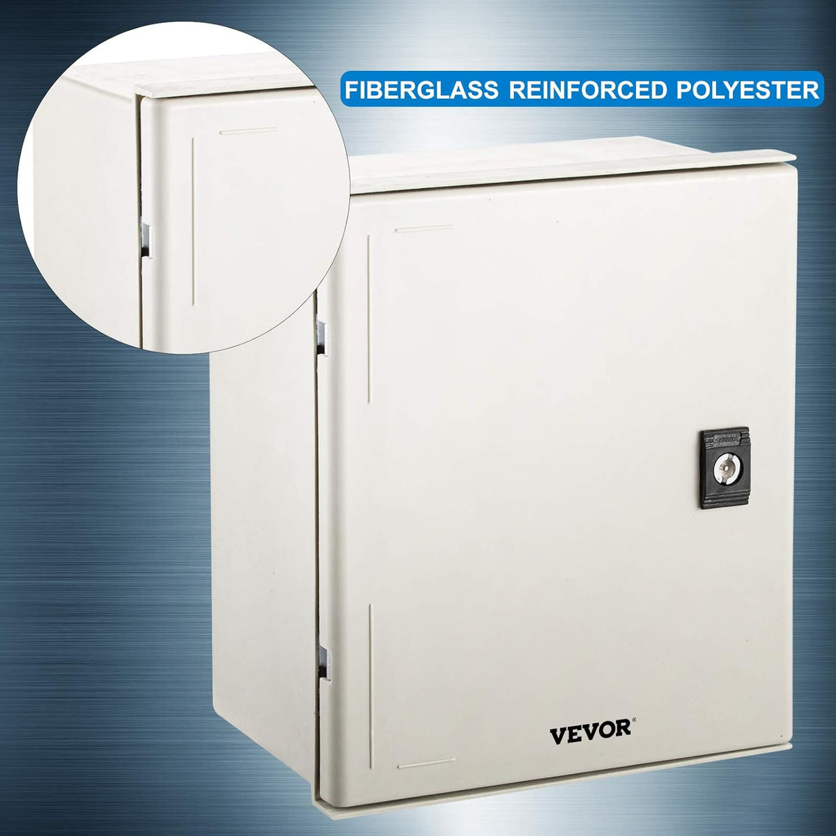 12 x 10 x 6'' NEMA 4X Fiberglass Electrical Enclosure C799118