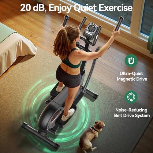 Magnetic Elliptical Trainer with 16 Resistance Levels Y45342
