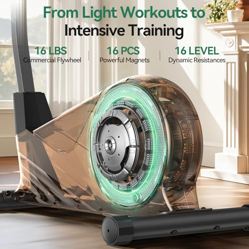 Magnetic Elliptical Trainer with 16 Resistance Levels Y45342