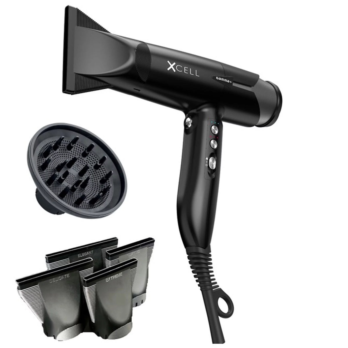 Matte Black Professional Hair Dryer W41122