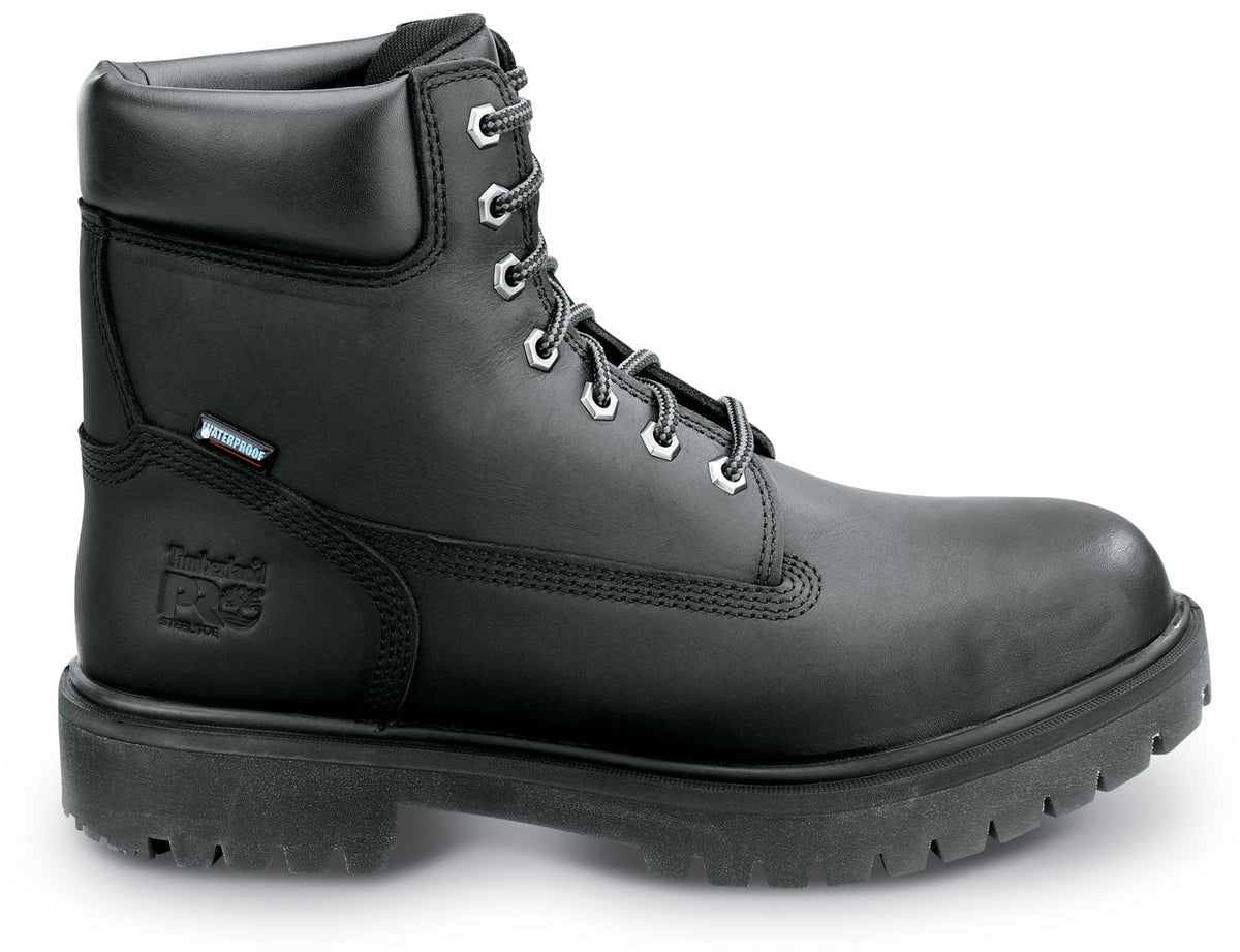 Black Steel Toe Waterproof Work Boots T724