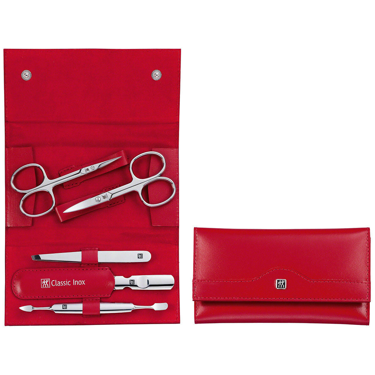 Red 5 Pcs Manicure Case X804